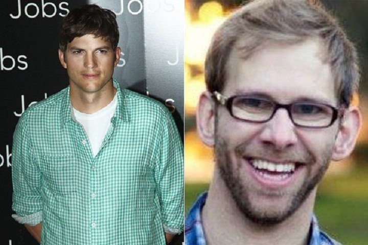 Muita gente não sabia também que Ashton Kutcher tem um irmão gêmeo,  Michael, que tem uma lesão neurológica. - Purebreak